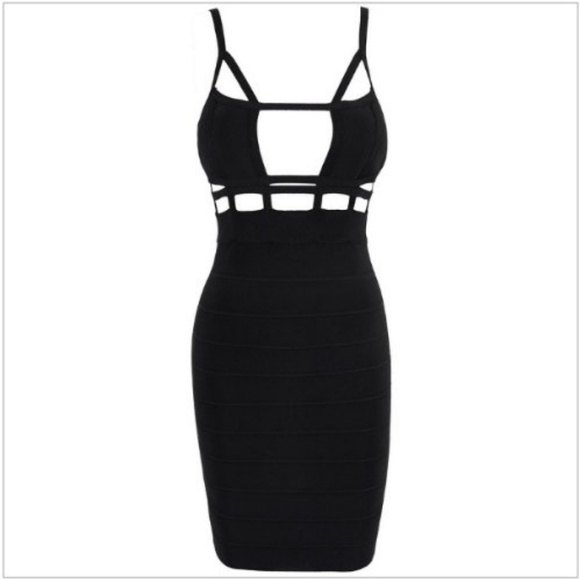 Backless Cut Out Sleeveless Bandage Dress - Sm - Picture 7 of 8